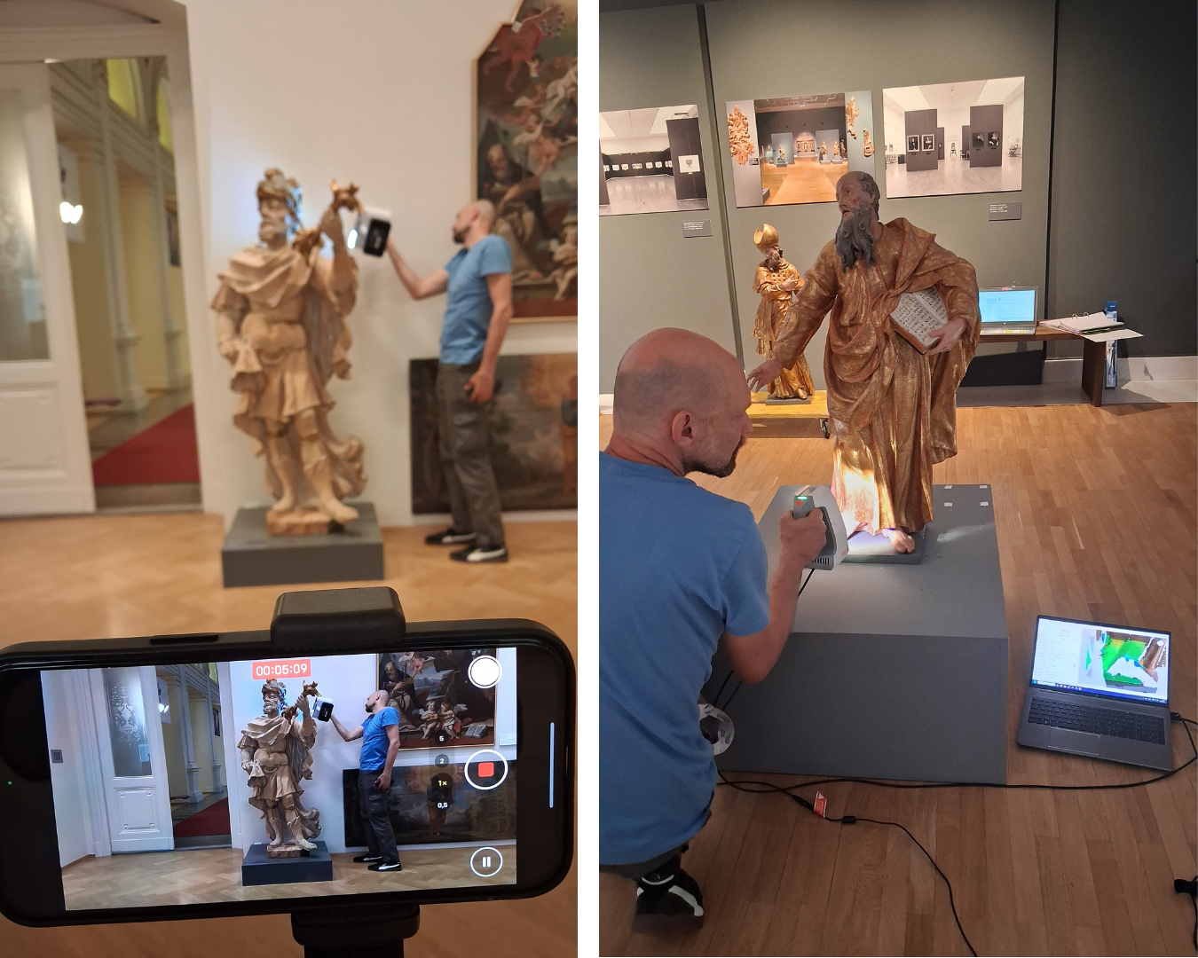 Scanning at the National Gallery of Slovenia