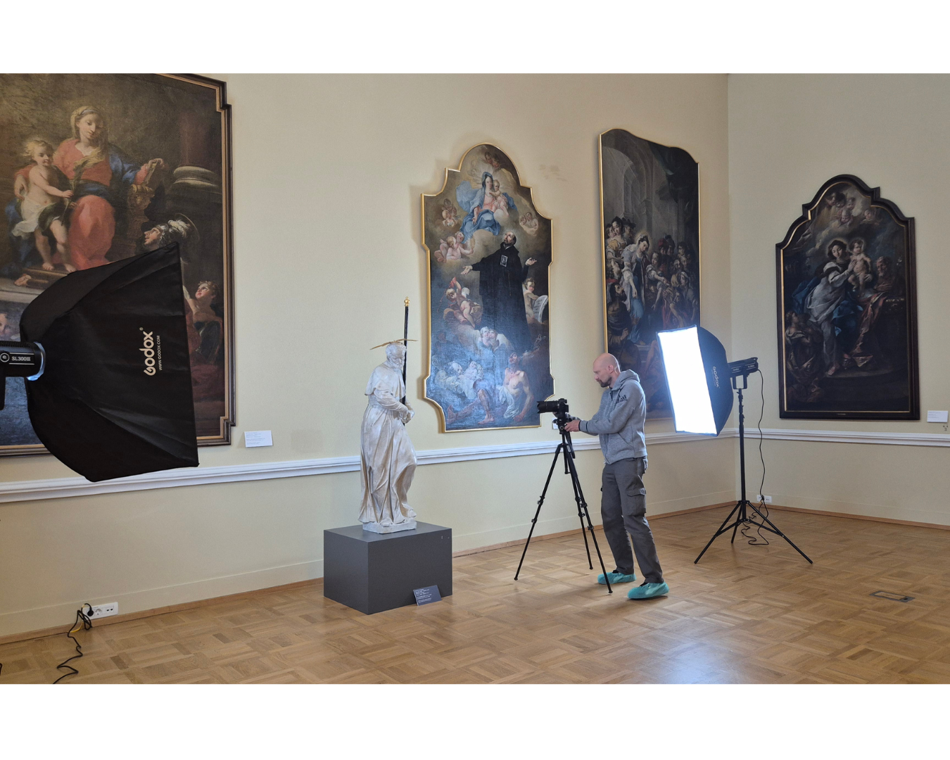 Scanning at the National Gallery of Slovenia